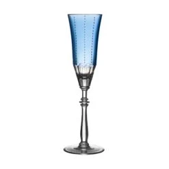 Fabergé Bristol Light Blue Champagne Flute 1st Edition