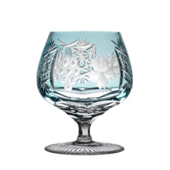 Marsala Turquoise Brandy Glass
