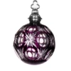 Waterford Annual Ornament ‘2010’ Purple Bauble 2.9 In