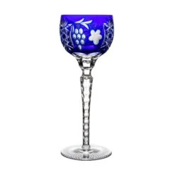 Marsala Blue Large Wine Glass