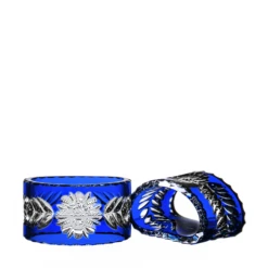 Ada Blue Napkin Ring Set Of 2