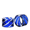Diagonal Blue Napkin Ring Set Of 2