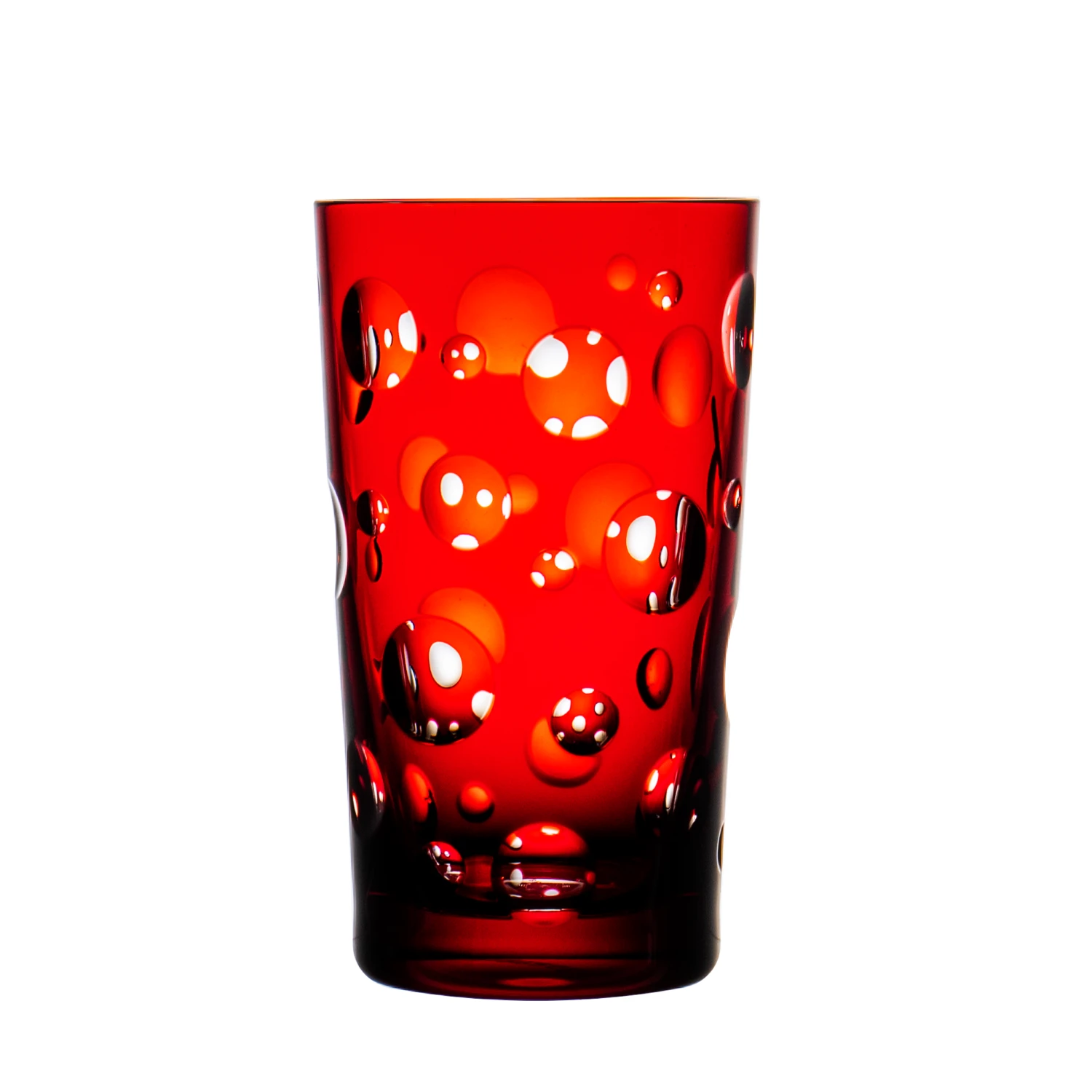 Fabergé Bubbles Ruby Red Highball 1 Fabergé Bubbles Ruby Red Highball