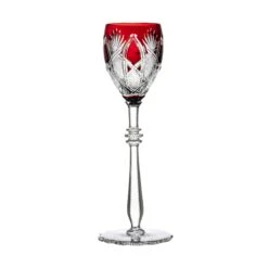 Fabergé Czar Imperial Ruby Red Large Wine Glass 10.6in