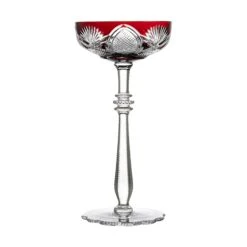Fabergé Czar Imperial Ruby Red Champagne Coupe