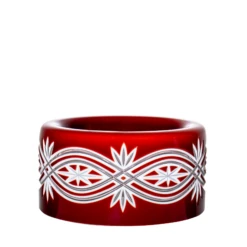 Avery Double Cased Ruby Red Ashtray 5.9 In