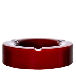 Rojo Double Cased Ruby Red Ashtray 5.1 In
