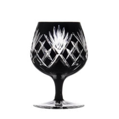 Fabergé Odessa Black Brandy Glass 1st Edition