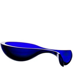 Oliva Blue Ashtray 6.3 In