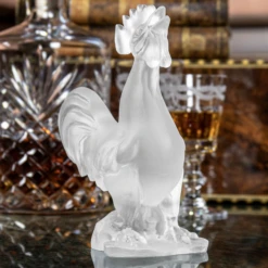 Rooster -Ajka Crystal Store Kakas clear 3