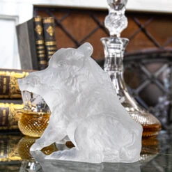 Sitting Boar -Ajka Crystal Store Ulo Vadkan 2